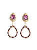 Dana Kellin Fashion Pinot Drop Gold Post Earrings