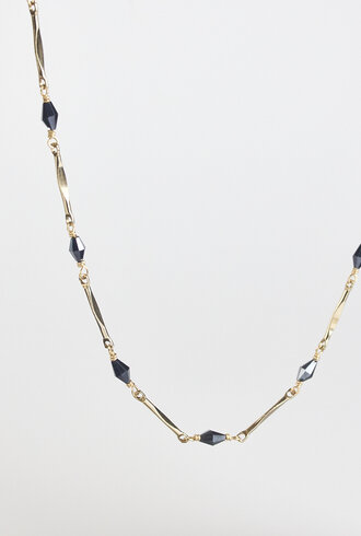 Dana Kellin Fashion Black Spinel Necklace