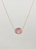 Dana Kellin Fine Pink Tourmaline Gold Necklace