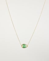 Dana Kellin Fine Tsavorite Gold Necklace