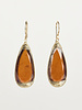 Dana Kellin Fine Hessonite Garnet Gold Earrings