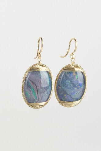 Dana Kellin Fine Opal Gold Earrings