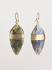 Dana Kellin Fine Labradorite Gold  Earrings