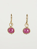Dana Kellin Fine A Burma Ruby Gold Earrings