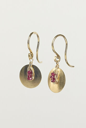 Dana Kellin Fine Ruby Gold Earrings