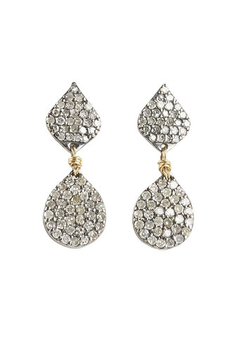 Dana Kellin Fine Diamond Teardrop Post Earrings