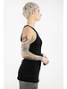 Raquel Allegra Sunfade Vintage Jersey Tank Black