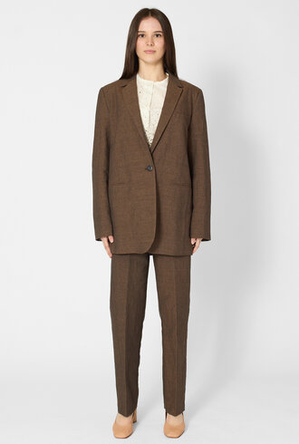Pomandere Long Jacket Cocoa