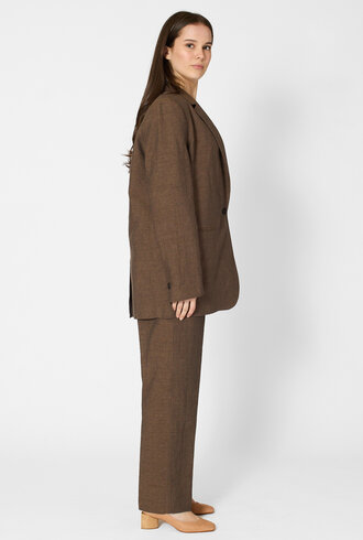Pomandere Long Jacket Cocoa