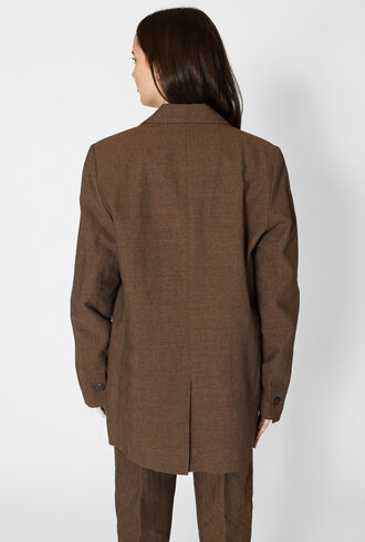Pomandere Long Jacket Cocoa