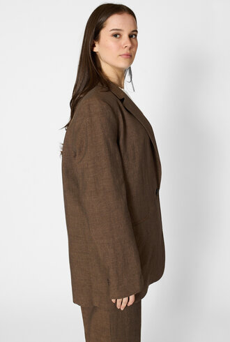 Pomandere Long Jacket Cocoa