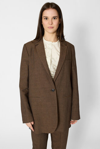 Pomandere Long Jacket Cocoa