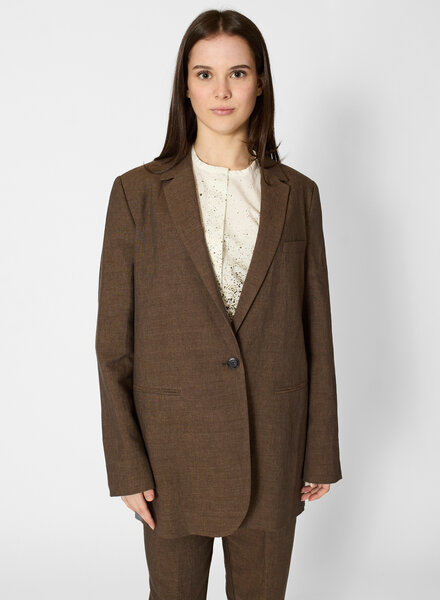 Pomandere Long Jacket Cocoa