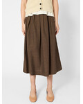 Pomandere Pleated Skirt Cocoa
