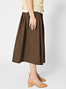 Pomandere Pleated Skirt Cocoa
