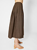 Pomandere Pleated Skirt Cocoa