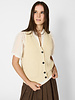 Pomandere Linen And Cotton Vest Butter