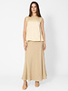 Pomandere Viscose Satin Top Chalk