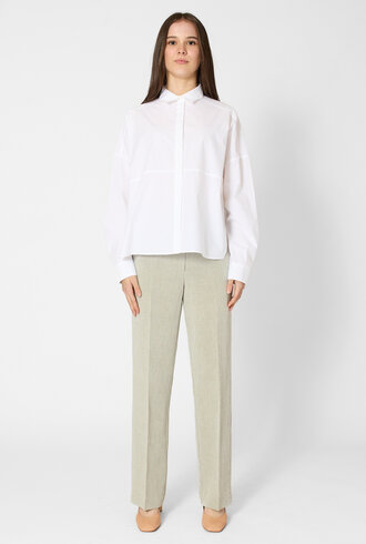 Pomandere Poplin Shirt Optical White