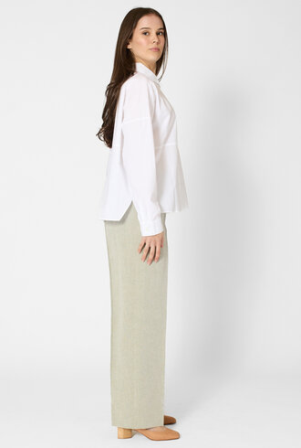 Pomandere Poplin Shirt Optical White