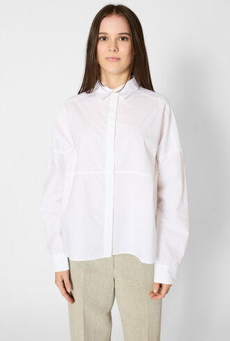Pomandere Poplin Shirt Optical White