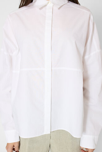 Pomandere Poplin Shirt Optical White