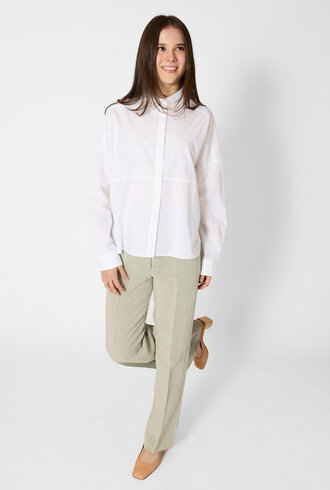 Pomandere Poplin Shirt Optical White