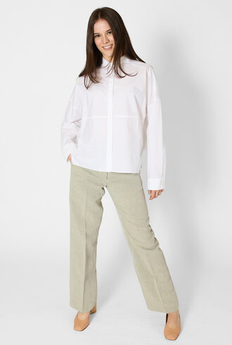 Pomandere Poplin Shirt Optical White
