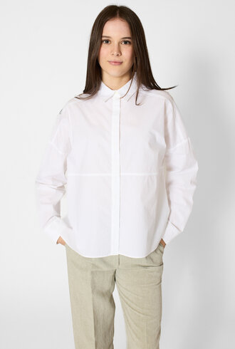 Pomandere Poplin Shirt Optical White