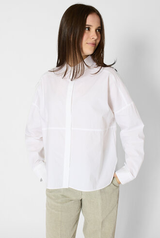 Pomandere Poplin Shirt Optical White