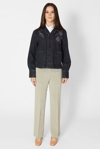 Pomandere Denim Jacket Carbon Grey