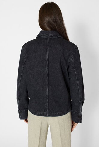 Pomandere Denim Jacket Carbon Grey