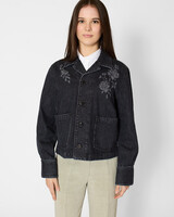 Pomandere Denim Jacket Carbon Grey