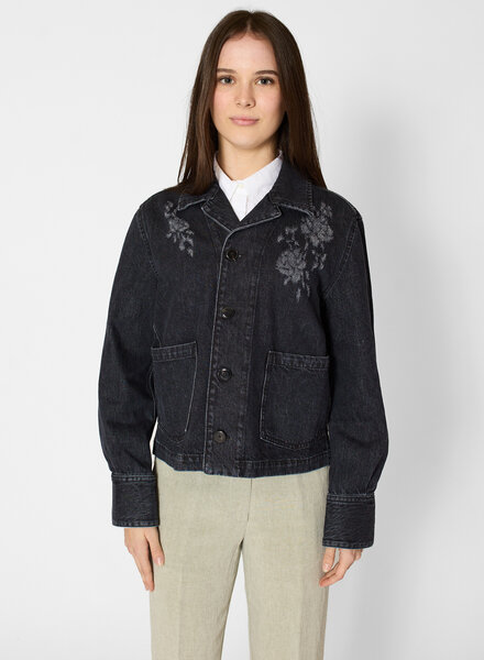 Pomandere Denim Jacket Carbon Grey