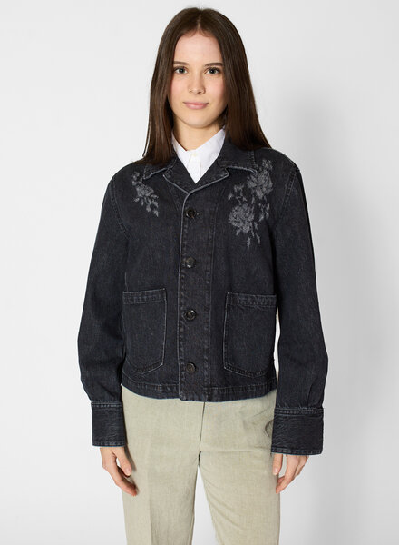 Pomandere Denim Jacket Carbon Grey