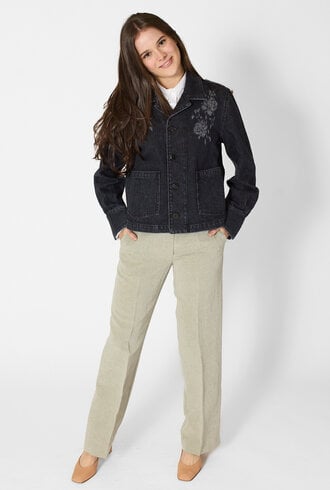 Pomandere Denim Jacket Carbon Grey