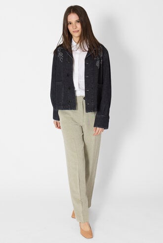 Pomandere Denim Jacket Carbon Grey