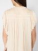 Ulla Johnson Agosta Flutter Sleeves Top Cowrie