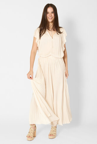 Ulla Johnson Agosta Flutter Sleeves Top Cowrie