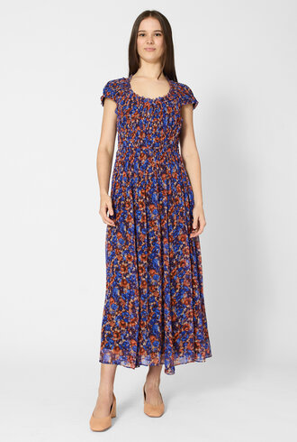 Ulla Johnson Calliope Silk Midi Dress Violet