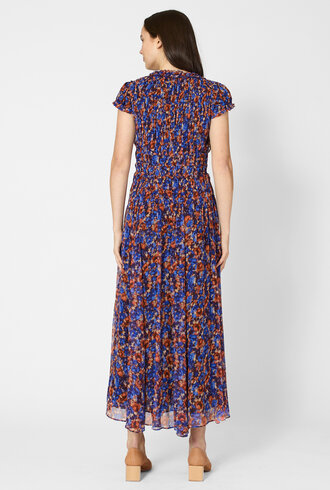 Ulla Johnson Calliope Silk Midi Dress Violet