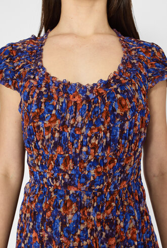 Ulla Johnson Calliope Silk Midi Dress Violet