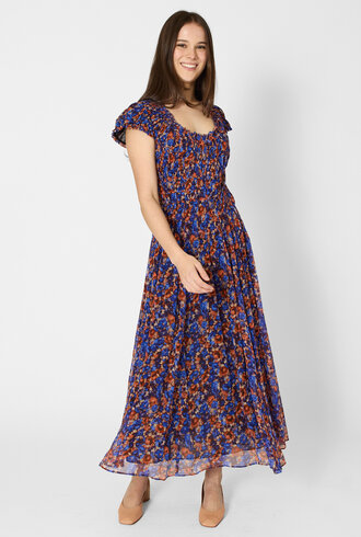 Ulla Johnson Calliope Silk Midi Dress Violet