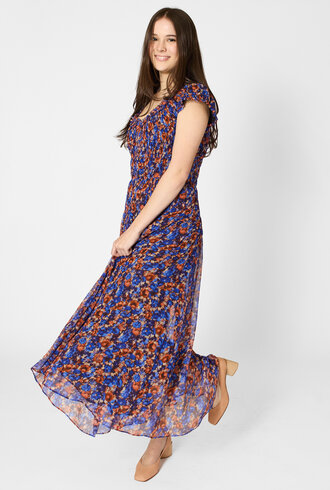 Ulla Johnson Calliope Silk Midi Dress Violet