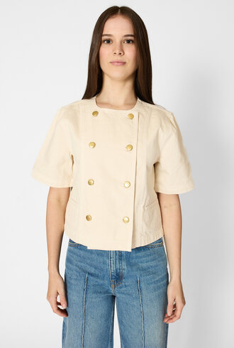 Ulla Johnson The Serge DB jacket Cowrie