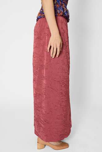 Ulla Johnson Inez Satin Pencil Skirt Fig