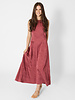Ulla Johnson Georgia Satin Midi Dress Fig