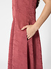 Ulla Johnson Georgia Satin Midi Dress Fig