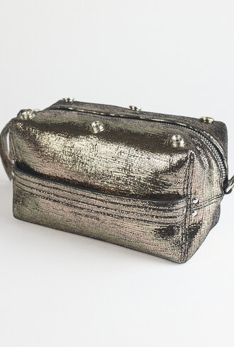 Jerome Dreyfuss Lucky Case Goatskin Champagne