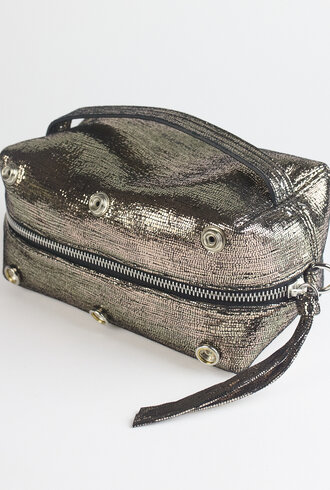 Jerome Dreyfuss Lucky Case Goatskin Champagne